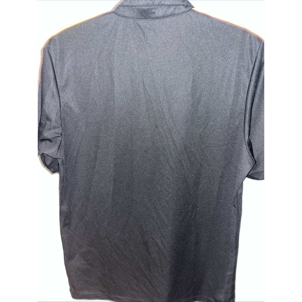 Adidas MLS Houston Dynamo Polo Shirt Mens Size Medium Soccer Black Orange - Picture 6 of 6